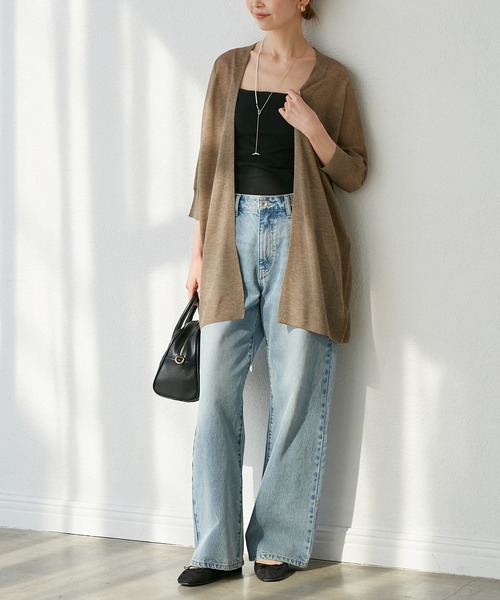 ROPE' PICNIC（ロペピクニック）の「【AIRina/エアリーナ】軽くてやわらかいシアーグリッターバレエシューズ（バレエシューズ・レディース・キナリ/ブラック・L/M/S）」の14枚目の写真