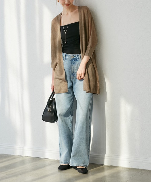 ROPE' PICNIC（ロペピクニック）の「【AIRina/エアリーナ】軽くてやわらかいシアーグリッターバレエシューズ（バレエシューズ・レディース・キナリ/ブラック・L/M/S）」の15枚目の写真