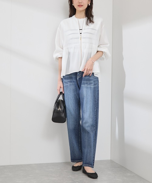 ROPE' PICNIC（ロペピクニック）の「【AIRina/エアリーナ】軽くてやわらかいシアーグリッターバレエシューズ（バレエシューズ・レディース・キナリ/ブラック・L/M/S）」の16枚目の写真