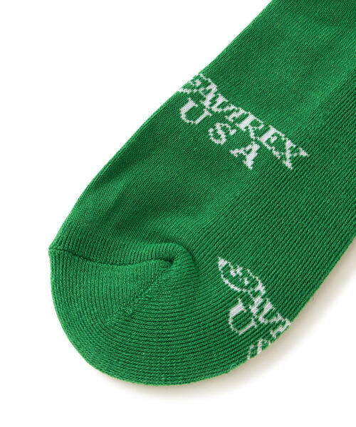 AVIREX（アヴィレックス）の「PATTERN AVIREX USA SOCKS/パターンアヴィレックスUSAソックス（ソックス/靴下・レディース・ブラック/ホワイト・F）」の8枚目の写真