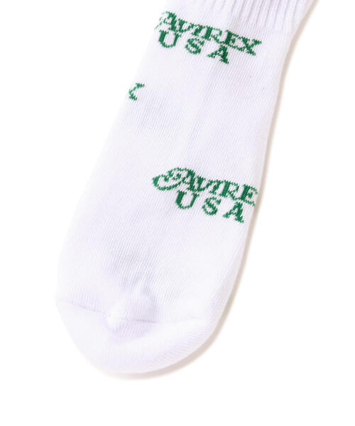 AVIREX（アヴィレックス）の「PATTERN AVIREX USA SOCKS/パターンアヴィレックスUSAソックス（ソックス/靴下・レディース・ブラック/ホワイト・F）」の13枚目の写真