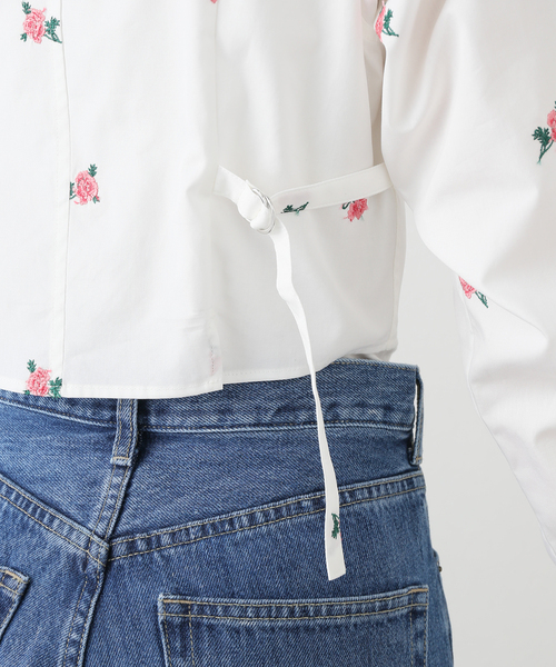 セール】【JANE SMITH/ジェーンスミス】FLOWER EMBROIDERY SHORT