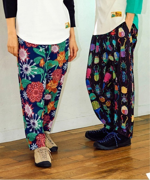 go slow caravan（ゴースローキャラバン）の「ストレッチサッカー総柄プリントアンクルパンツ（その他パンツ・メンズ・チャコールグレー/ブラック・SMALL/MEDIUM/LARGE/X-LARGE）」の7枚目の写真