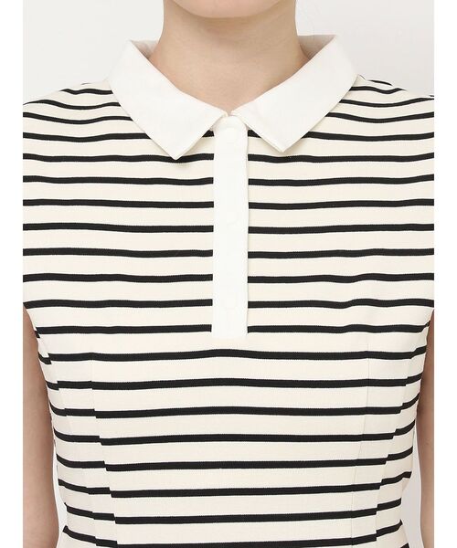 RESEXXY（リゼクシー）の「ウエストタックポロワンピース（ワンピース・レディース・アイボリー/ブラック/ネイビー・FREE）」の19枚目の写真