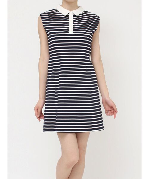 RESEXXY（リゼクシー）の「ウエストタックポロワンピース（ワンピース・レディース・アイボリー/ブラック/ネイビー・FREE）」の17枚目の写真