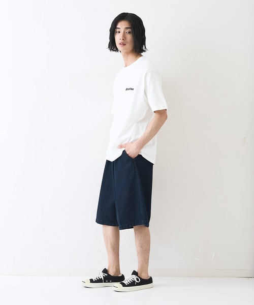 Dickies(ディッキーズ)の「【DICKIES/ディッキーズ】TCツイル デニム ハーフパンツ(デニムパンツ・メンズ・インディゴブルー/スミクロ/ベージュ/ブラック・MEDIUM/LARGE/X-LARGE)」の6枚目の写真