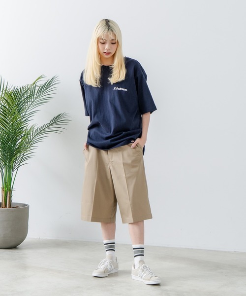 Dickies(ディッキーズ)の「【DICKIES/ディッキーズ】TCツイル デニム ハーフパンツ(デニムパンツ・メンズ・インディゴブルー/スミクロ/ベージュ/ブラック・MEDIUM/LARGE/X-LARGE)」の21枚目の写真
