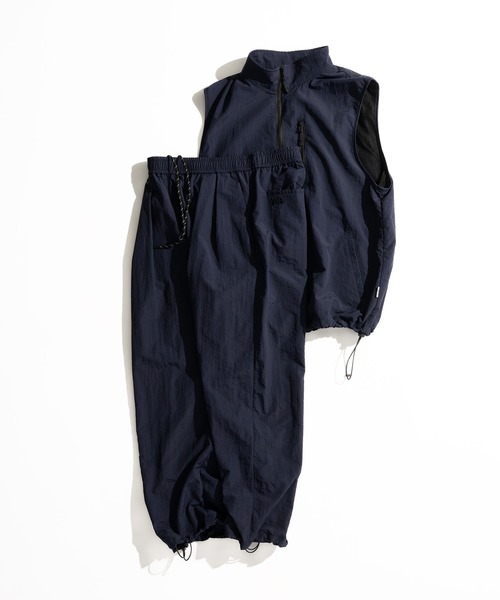 TECH NYLON 2 TUCK PANTS / テックナイロンツータックパンツ