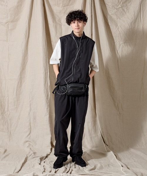 WETTEMPT（ウィテンプト）の「TECH NYLON 2 TUCK PANTS / テックナイロンツータックパンツ（その他パンツ・メンズ・ネイビー/グレー/ブラック・SMALL/MEDIUM/LARGE）」の17枚目の写真