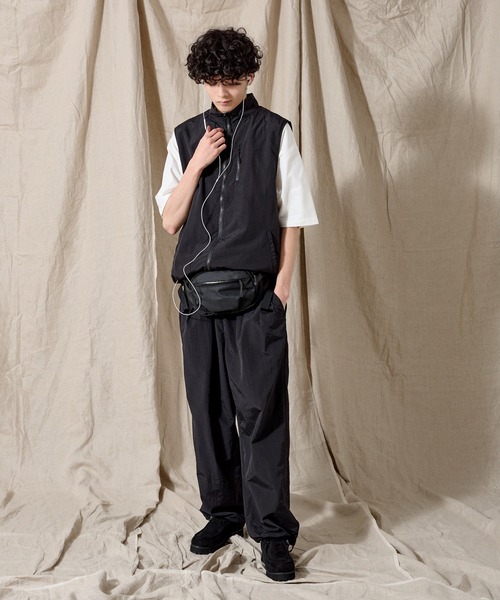 WETTEMPT（ウィテンプト）の「TECH NYLON 2 TUCK PANTS / テックナイロンツータックパンツ（その他パンツ・メンズ・ネイビー/グレー/ブラック・SMALL/MEDIUM/LARGE）」の18枚目の写真