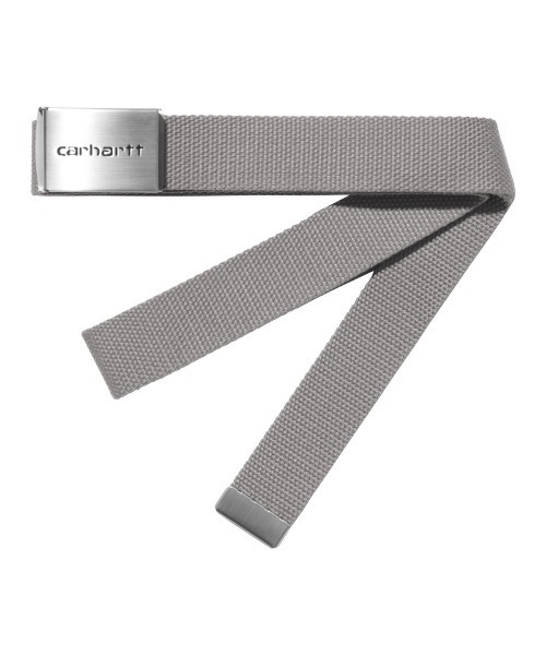 Carhartt WIP（カーハートダブリューアイピー）の「Carhartt WIP CLIP BELT CHROME（カーハート ワークインプログレス クリップ ベルト クローム）（ベルト・メンズ・ブラック/グレー系/グリーン系・FREE）」の2枚目の写真