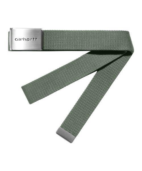 Carhartt WIP（カーハートダブリューアイピー）の「Carhartt WIP CLIP BELT CHROME（カーハート ワークインプログレス クリップ ベルト クローム）（ベルト・メンズ・ブラック/グレー系/グリーン系・FREE）」の3枚目の写真