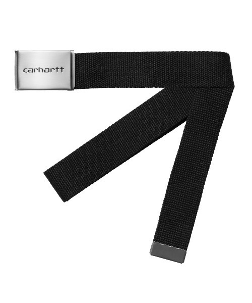 Carhartt WIP（カーハートダブリューアイピー）の「Carhartt WIP CLIP BELT CHROME（カーハート ワークインプログレス クリップ ベルト クローム）（ベルト・メンズ・ブラック/グレー系/グリーン系・FREE）」の4枚目の写真