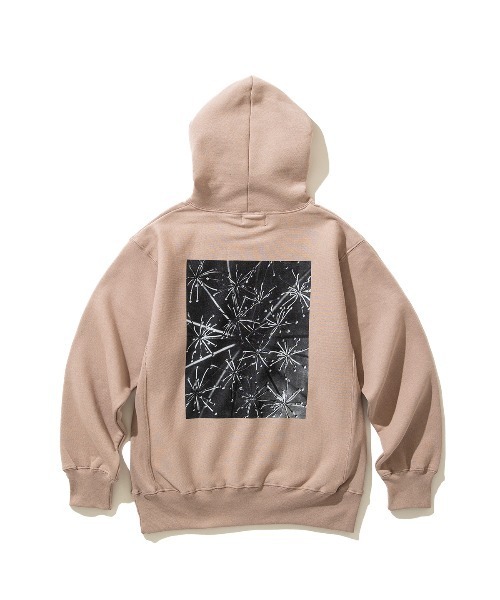 Kinetics(キネティクス)の「Kinetics WOMEN FLOWER HOODIE(キネティクスウィメン フラワー フーディー)(パーカー・メンズ・ブラック/ピンク・FREE)」の1枚目の写真