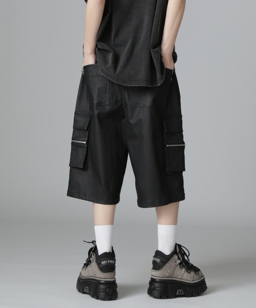 DANKE SCHON(ダンケシェーン)の「DankeSchon/ダンケシェーン/COATING CARGO SHORTS(その他パンツ・レディース・ブラック・L/M)」の4枚目の写真