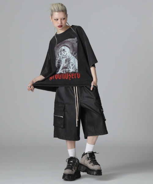 DANKE SCHON(ダンケシェーン)の「DankeSchon/ダンケシェーン/COATING CARGO SHORTS(その他パンツ・レディース・ブラック・L/M)」の7枚目の写真