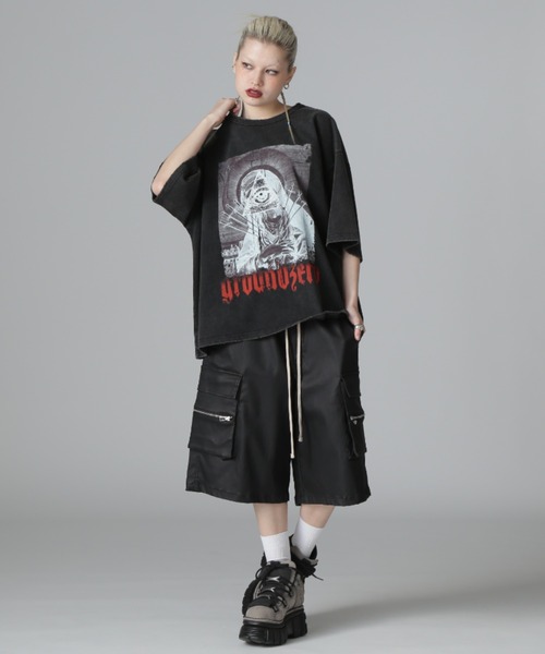 DANKE SCHON(ダンケシェーン)の「DankeSchon/ダンケシェーン/COATING CARGO SHORTS(その他パンツ・レディース・ブラック・L/M)」の8枚目の写真