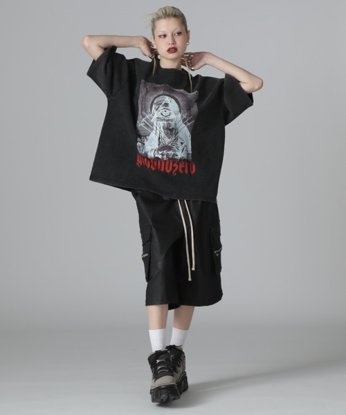 DANKE SCHON(ダンケシェーン)の「DankeSchon/ダンケシェーン/COATING CARGO SHORTS(その他パンツ・レディース・ブラック・L/M)」の9枚目の写真