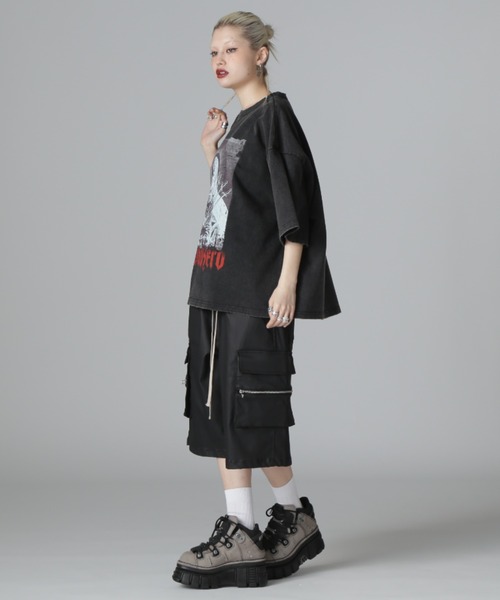 DANKE SCHON(ダンケシェーン)の「DankeSchon/ダンケシェーン/COATING CARGO SHORTS(その他パンツ・レディース・ブラック・L/M)」の10枚目の写真