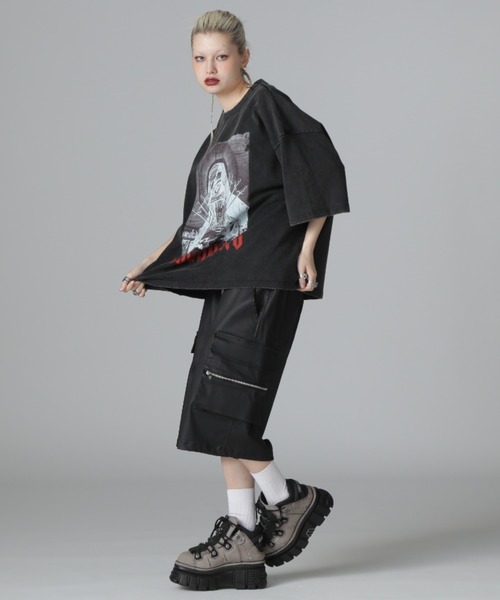 DANKE SCHON(ダンケシェーン)の「DankeSchon/ダンケシェーン/COATING CARGO SHORTS(その他パンツ・レディース・ブラック・L/M)」の11枚目の写真