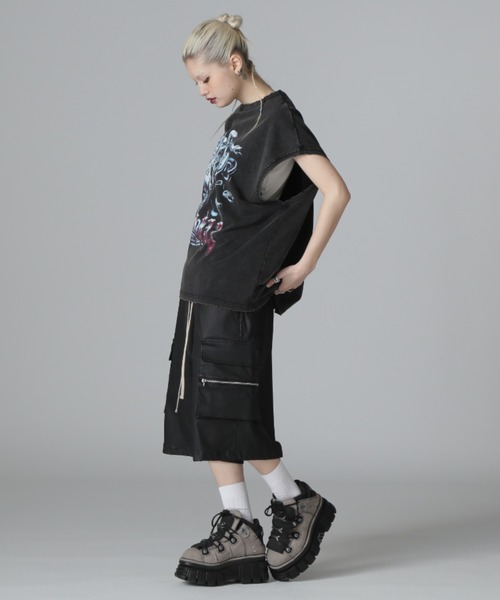 DANKE SCHON(ダンケシェーン)の「DankeSchon/ダンケシェーン/COATING CARGO SHORTS(その他パンツ・レディース・ブラック・L/M)」の13枚目の写真