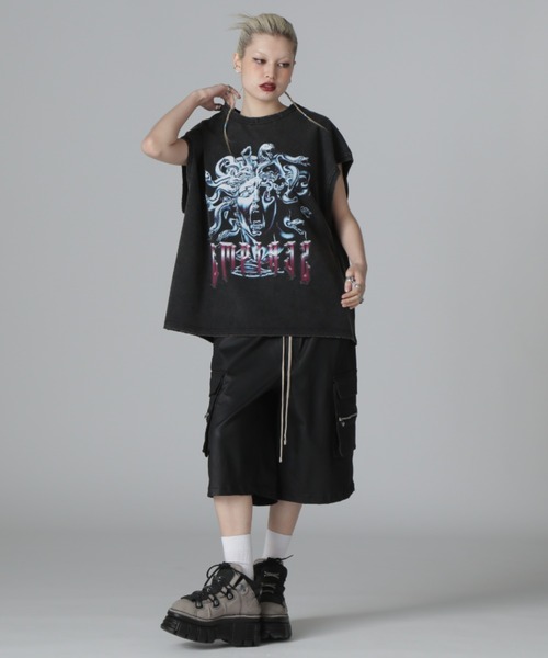 DANKE SCHON(ダンケシェーン)の「DankeSchon/ダンケシェーン/COATING CARGO SHORTS(その他パンツ・レディース・ブラック・L/M)」の15枚目の写真