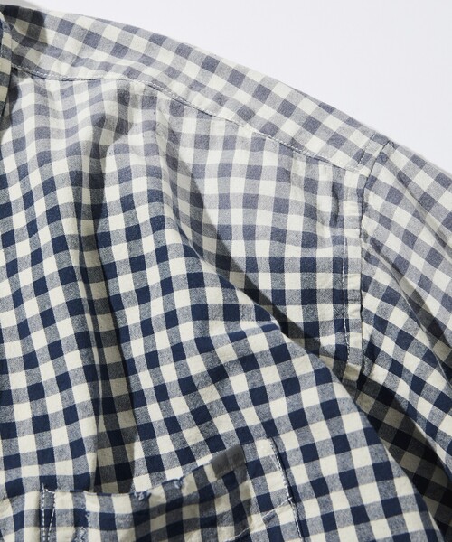 NAUTICA（ノーティカ）の「NAUTICA/ノーティカ Faded Crushed S/S Shirt/フェイデッド クラッシュド ショートスリーブシャツ（シャツ/ブラウス・メンズ・ネイビー/ブラック/レッド・MEDIUM/X-LARGE/LARGE）」の5枚目の写真