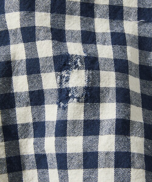 NAUTICA（ノーティカ）の「NAUTICA/ノーティカ Faded Crushed S/S Shirt/フェイデッド クラッシュド ショートスリーブシャツ（シャツ/ブラウス・メンズ・ネイビー/ブラック/レッド・MEDIUM/X-LARGE/LARGE）」の7枚目の写真