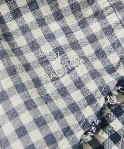 NAUTICA（ノーティカ）の「NAUTICA/ノーティカ Faded Crushed S/S Shirt/フェイデッド クラッシュド ショートスリーブシャツ（シャツ/ブラウス・メンズ・ネイビー/ブラック/レッド・MEDIUM/X-LARGE/LARGE）」の9枚目の写真