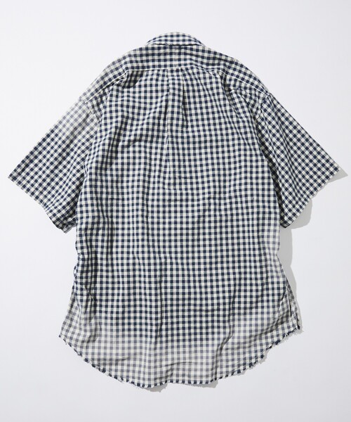 NAUTICA（ノーティカ）の「NAUTICA/ノーティカ Faded Crushed S/S Shirt/フェイデッド クラッシュド ショートスリーブシャツ（シャツ/ブラウス・メンズ・ネイビー/ブラック/レッド・MEDIUM/X-LARGE/LARGE）」の10枚目の写真