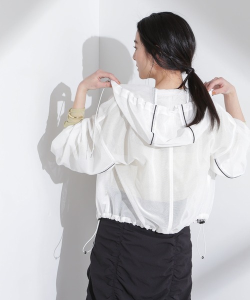 専用☆ボリュームメッシュブルゾン KUUUPY ブルゾン アウター Mesh MA-1 Blouson - メッシュMA-1