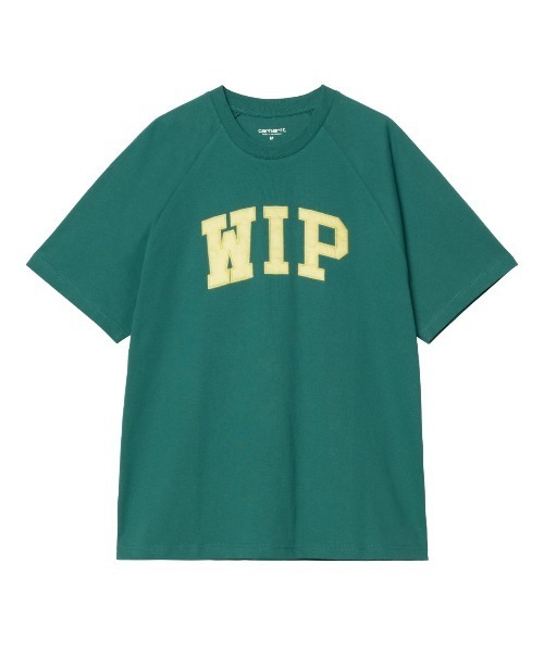 Carhartt WIP(カーハートダブリューアイピー)の「Carhartt WIP S/S WIP T-SHIRT(カーハート ワークインプログレス S/S WIP Tシャツ)(Tシャツ/カットソー・メンズ・グリーン系/ブラック系/ホワイト系/ブルー系・SMALL/LARGE/X-LARGE/MEDIUM)」の1枚目の写真