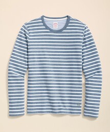 スウェードコットン　GFロゴ　マリナーストライプ　ロングスリーブTシャツ