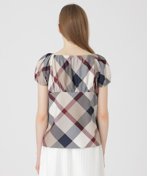 BURBERRY BLUE LABEL - 新品　クレストブリッジ   ブラウス BLUE LABEL CRESTBRIDGE シアークレストブリッジタータン