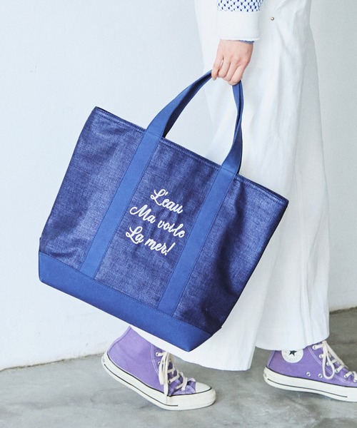 ロゴ刺繍オリジナルトートバッグ（トートバッグ）｜LA MARINE