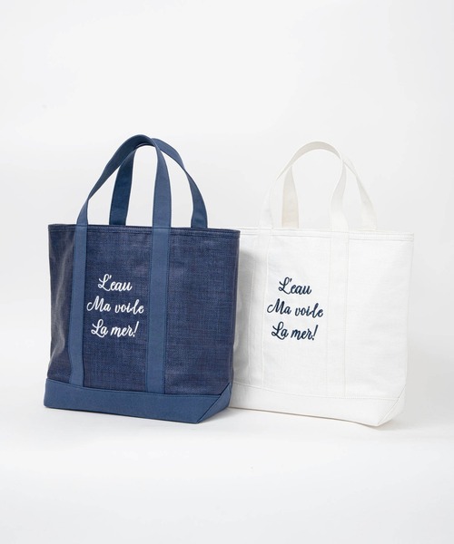 セール】ロゴ刺繍オリジナルトートバッグ（トートバッグ）｜LA
