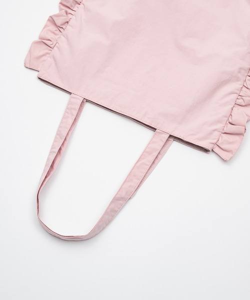 FEKETE（フェケテ）の「fekete frill tote bag / フリルトートバッグ（トートバッグ・レディース・ピンク・FREE）」の9枚目の写真