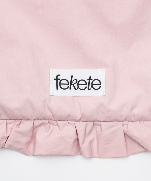 FEKETE（フェケテ）の「fekete frill tote bag / フリルトートバッグ（トートバッグ・レディース・ピンク・FREE）」の11枚目の写真