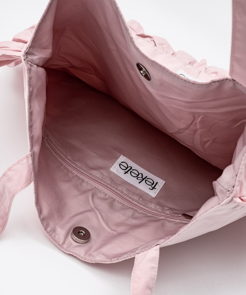 FEKETE（フェケテ）の「fekete frill tote bag / フリルトートバッグ（トートバッグ・レディース・ピンク・FREE）」の13枚目の写真