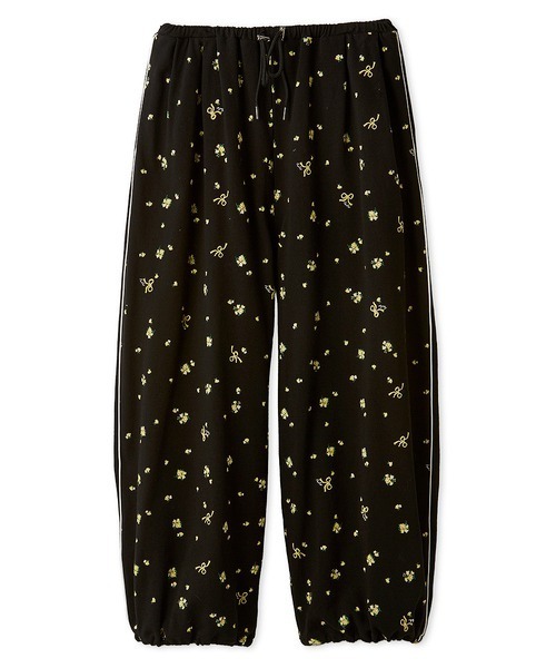 FURFUR（ファーファー）の「フラワープリントスウェットワイドパンツ（スウェットパンツ・レディース・ホワイト/ライトグレー/ブラック・FREE）」の15枚目の写真