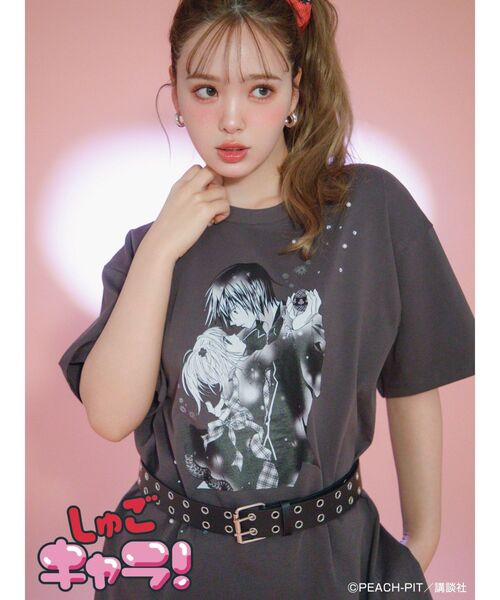 CALNAMUR(カルナムール)の「【しゅごキャラ!コラボ】あむイクトTシャツ(Tシャツ/カットソー・レディース・チャコールグレー/ホワイト・FREE)」の17枚目の写真