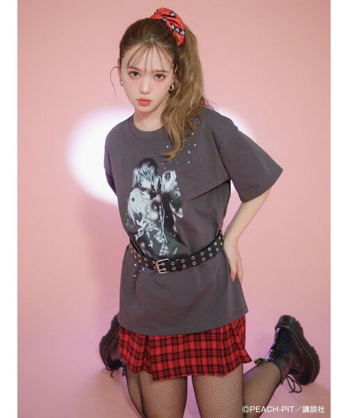 CALNAMUR(カルナムール)の「【しゅごキャラ!コラボ】あむイクトTシャツ(Tシャツ/カットソー・レディース・チャコールグレー/ホワイト・FREE)」の18枚目の写真