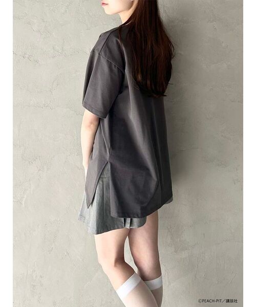 CALNAMUR(カルナムール)の「【しゅごキャラ!コラボ】あむイクトTシャツ(Tシャツ/カットソー・レディース・チャコールグレー/ホワイト・FREE)」の5枚目の写真