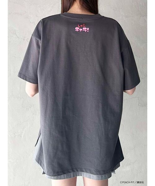 CALNAMUR(カルナムール)の「【しゅごキャラ!コラボ】あむイクトTシャツ(Tシャツ/カットソー・レディース・チャコールグレー/ホワイト・FREE)」の6枚目の写真