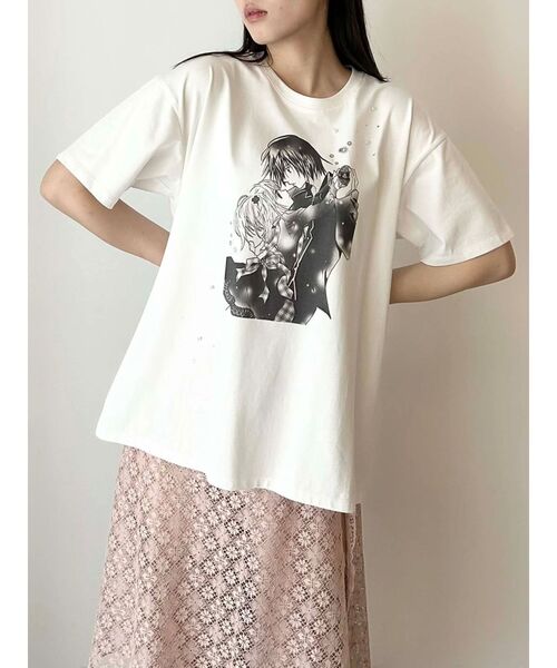 CALNAMUR(カルナムール)の「【しゅごキャラ!コラボ】あむイクトTシャツ(Tシャツ/カットソー・レディース・チャコールグレー/ホワイト・FREE)」の10枚目の写真