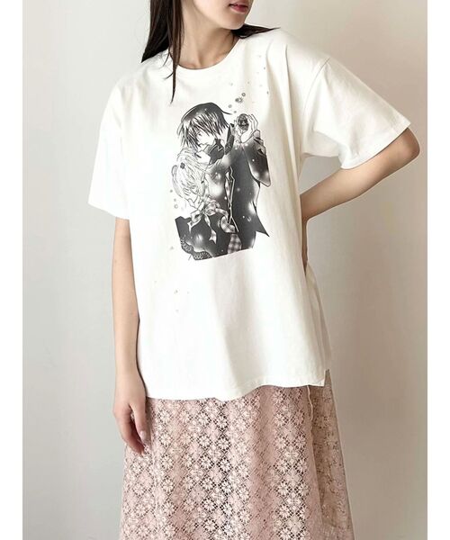 CALNAMUR(カルナムール)の「【しゅごキャラ!コラボ】あむイクトTシャツ(Tシャツ/カットソー・レディース・チャコールグレー/ホワイト・FREE)」の11枚目の写真