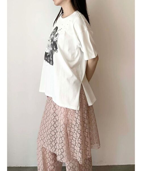 CALNAMUR(カルナムール)の「【しゅごキャラ!コラボ】あむイクトTシャツ(Tシャツ/カットソー・レディース・チャコールグレー/ホワイト・FREE)」の12枚目の写真