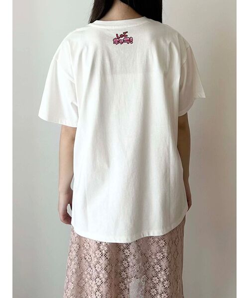 CALNAMUR(カルナムール)の「【しゅごキャラ!コラボ】あむイクトTシャツ(Tシャツ/カットソー・レディース・チャコールグレー/ホワイト・FREE)」の13枚目の写真