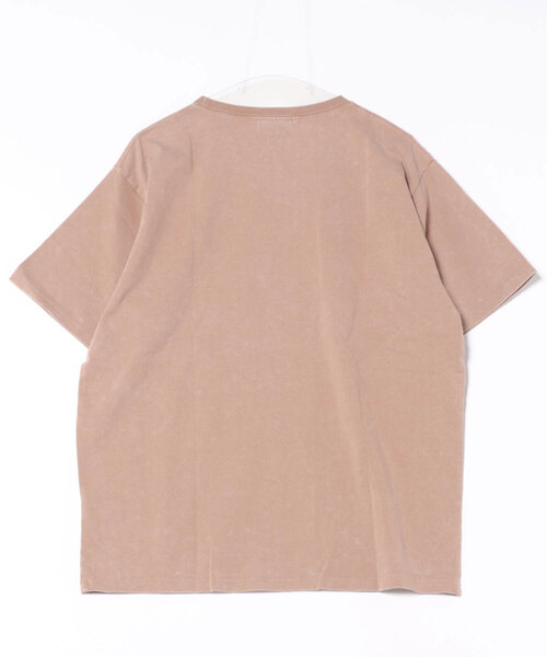 SPINNS(スピンズ)の「ヴィンテージライクプリントTシャツ/ペイントロゴ(Tシャツ/カットソー・メンズ・ブラウン/ブラック/ホワイト・ONESIZE)」の4枚目の写真