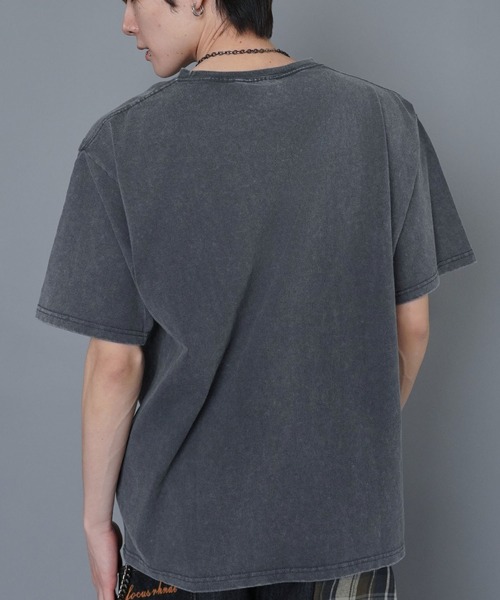 SPINNS(スピンズ)の「ヴィンテージライクプリントTシャツ/ペイントロゴ(Tシャツ/カットソー・メンズ・ブラウン/ブラック/ホワイト・ONESIZE)」の22枚目の写真